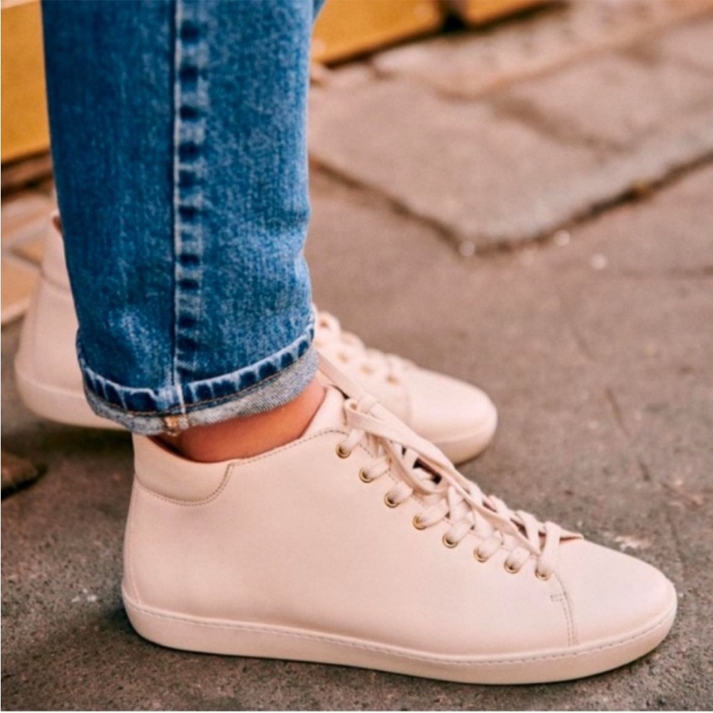 Sezane Cream Sneakers